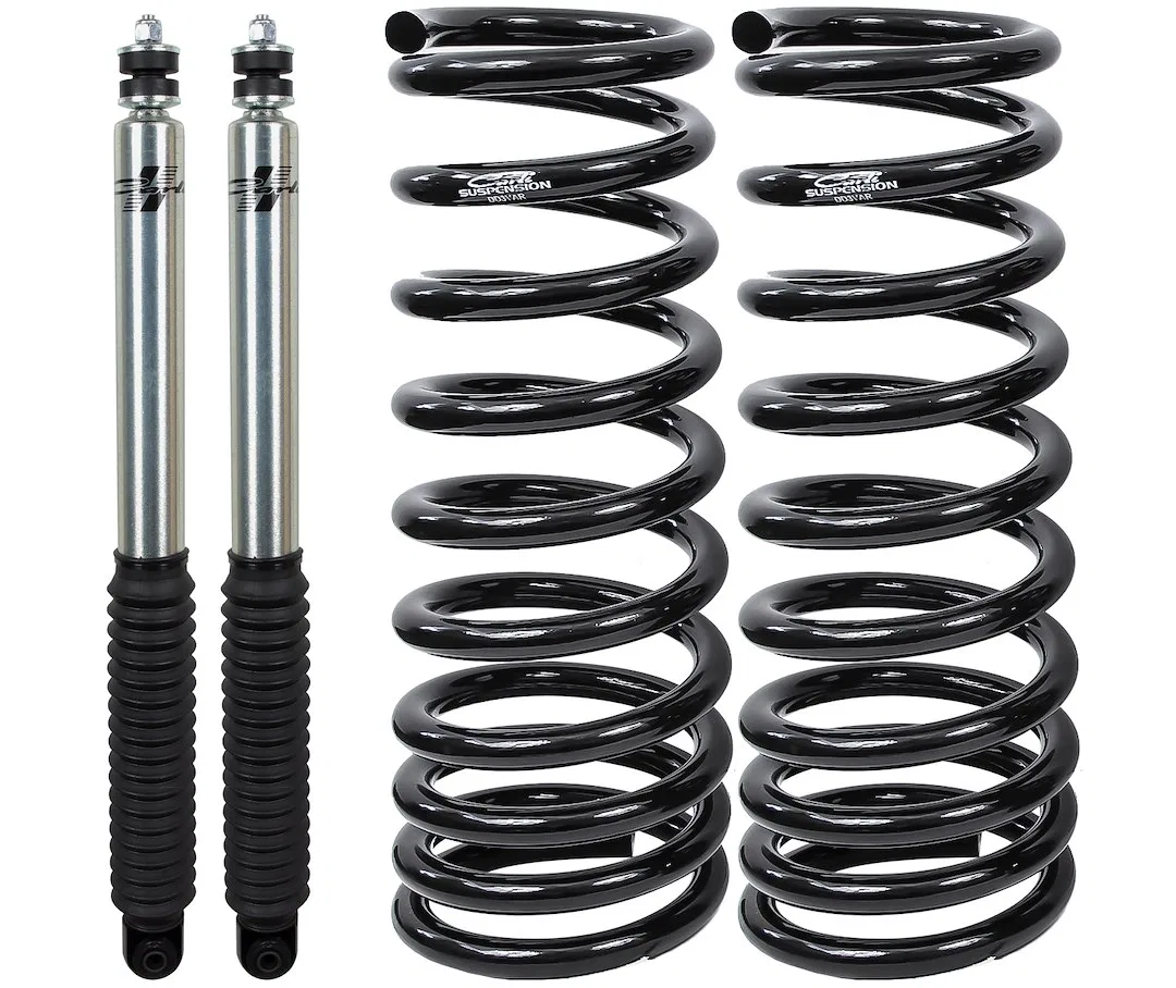 CS-DLEVEL-94 – CARLI SUSPEN Leveling Kit Suspension, 3 Inch Lift Coil Spring With Front Coil Springs/ Front Shock Abs...